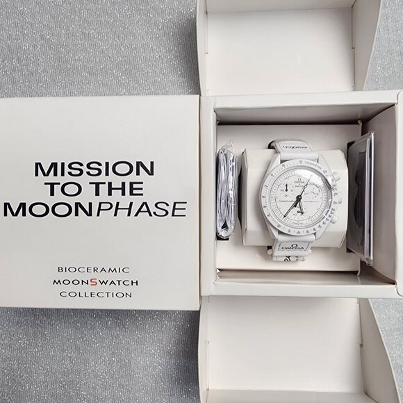 Swatch X Omega Bioceramic Moonswatch Mission To The Moonphase - FULL MOON
